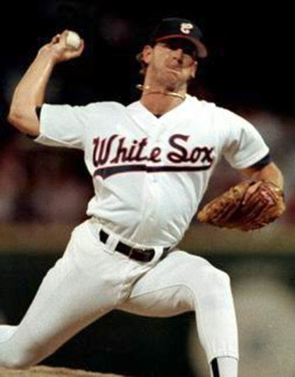 Chicago White Sox Bobby Thigpen Cooperstown MLB jersey front view