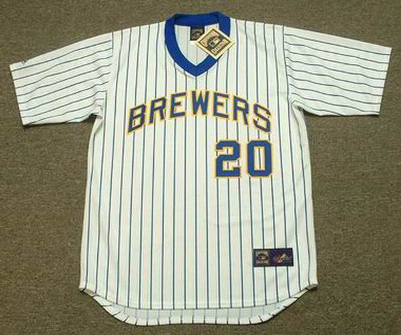 GT MB Milwaukee 1982 Cooperstown Home Stitched Jersey, Vintage Baseball Jersey, Retro Sewn Jersey
