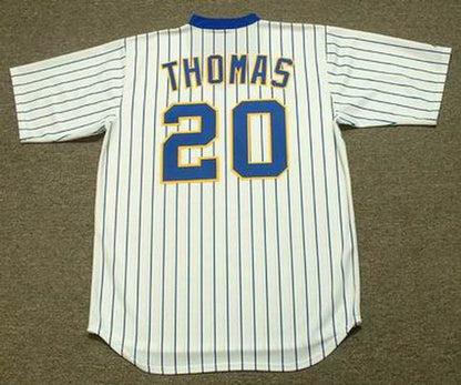 GT MB Milwaukee 1982 Cooperstown Home Stitched Jersey, Vintage Baseball Jersey, Retro Sewn Jersey