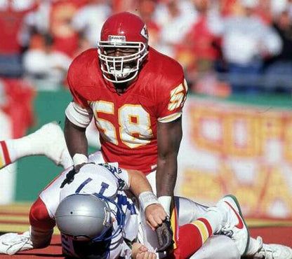 Kansas City Chiefs 1980s Name Number NFL jersey front view