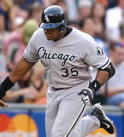Chicago White Sox Frank Thomas MLB jersey front view