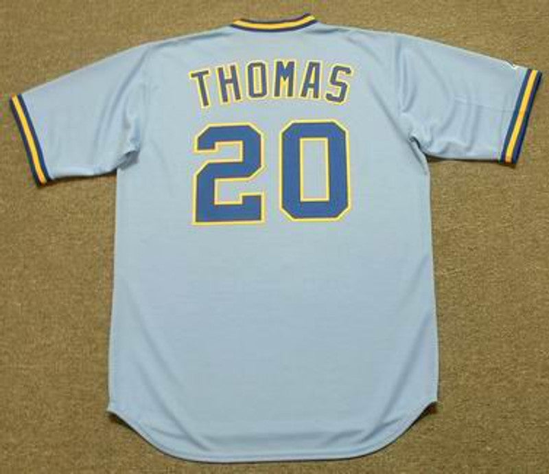 Milwaukee Brewers Gorman Thomas Cooperstown MLB jersey front view