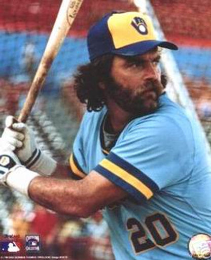 Milwaukee Brewers Gorman Thomas Cooperstown MLB jersey front view