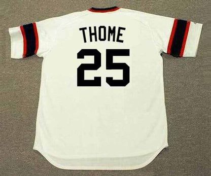 Chicago White Sox Jim Thome 1980s MLB jersey front view