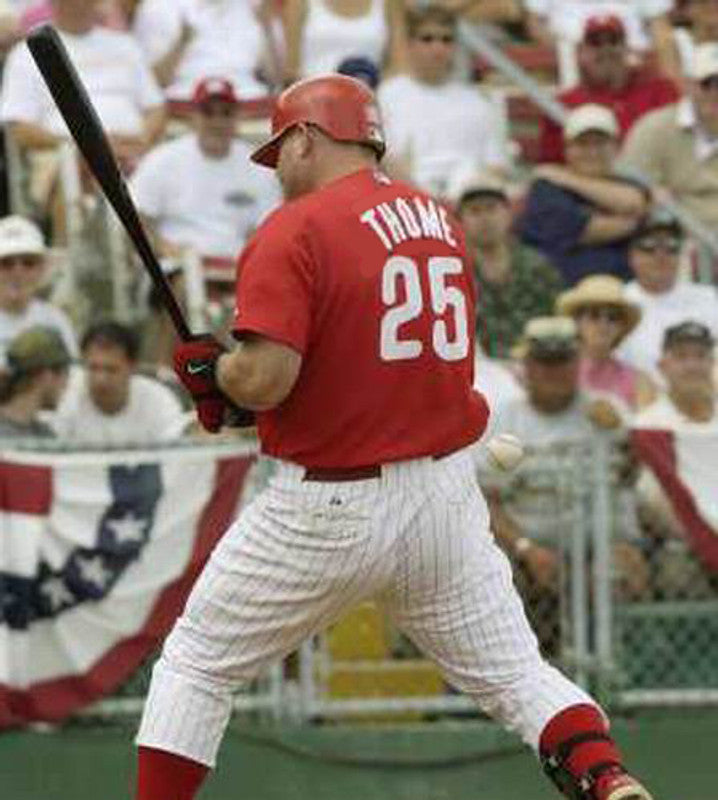 Philadelphia Phillies Jim Thome MLB jersey front view