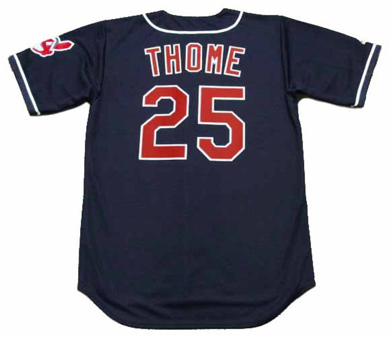 Cleveland Indians Jim Thome MLB jersey front view