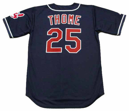 Cleveland Indians Jim Thome MLB jersey front view