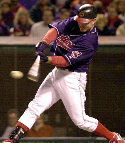 Cleveland Indians Jim Thome MLB jersey front view