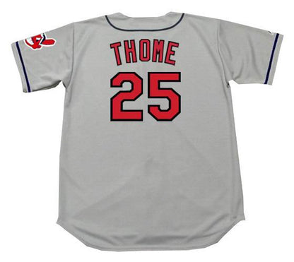 Cleveland Indians Jim Thome MLB jersey front view