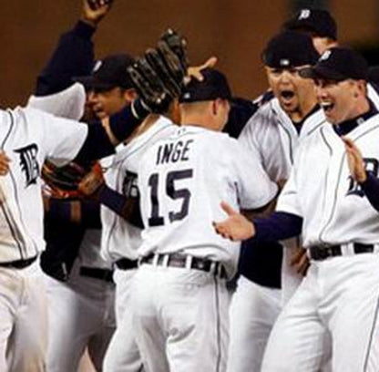 Detroit Tigers Name Number MLB jersey front view