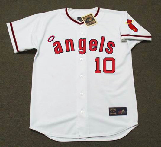 Jeff Torborg California Angels 1972 Cooperstown Home Baseball Stitched Jersey jersey front view
