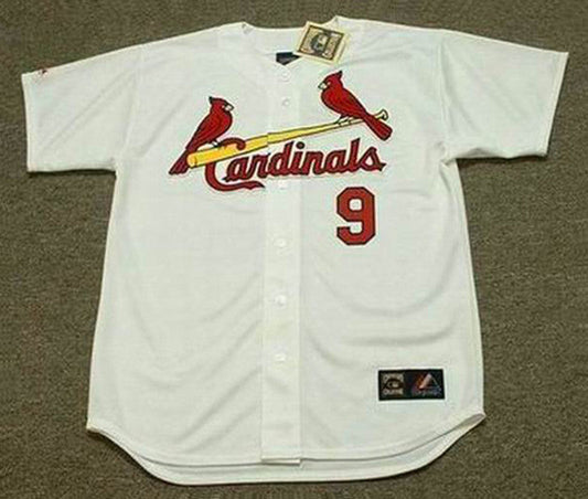 Joe Torre St Louis Cardinals 1969 Cooperstown Throwback Home Baseball Stitched Jersey jersey front view
