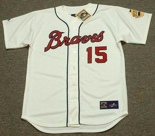 Joe Torre Milwaukee Braves 1960S Cooperstown Throwback Baseball Jersey jersey front view
