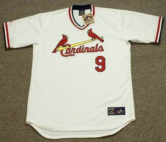 Joe Torre St Louis Cardinals 1974 Cooperstown Home Baseball Stitched Jersey jersey front view