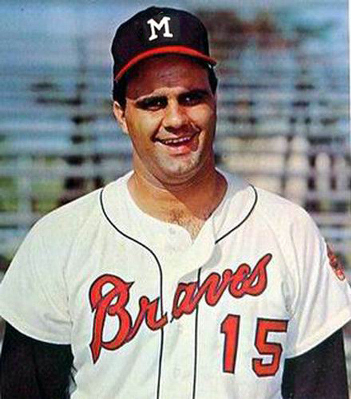 Joe Torre Milwaukee Braves 1960S Cooperstown Throwback Baseball Jersey jersey front view
