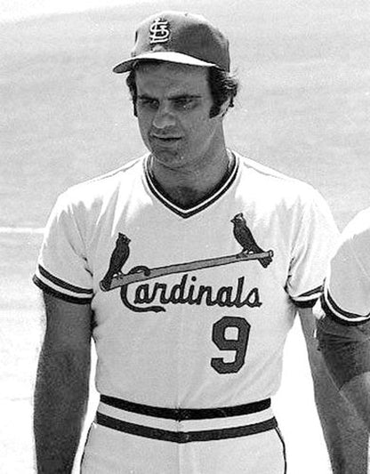 Joe Torre St Louis Cardinals 1974 Cooperstown Home Baseball Stitched Jersey jersey front view