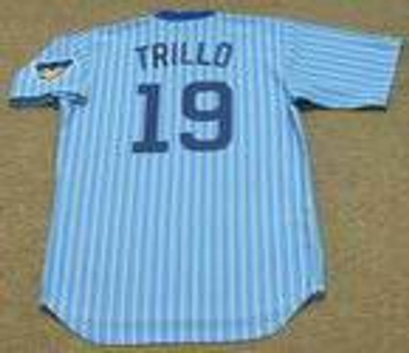 Chicago Cubs Manny Trillo Cooperstown MLB jersey front view