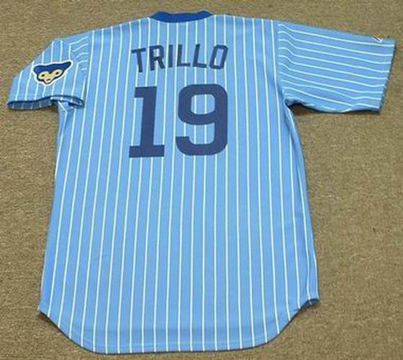 Chicago Cubs Manny Trillo Cooperstown MLB jersey front view