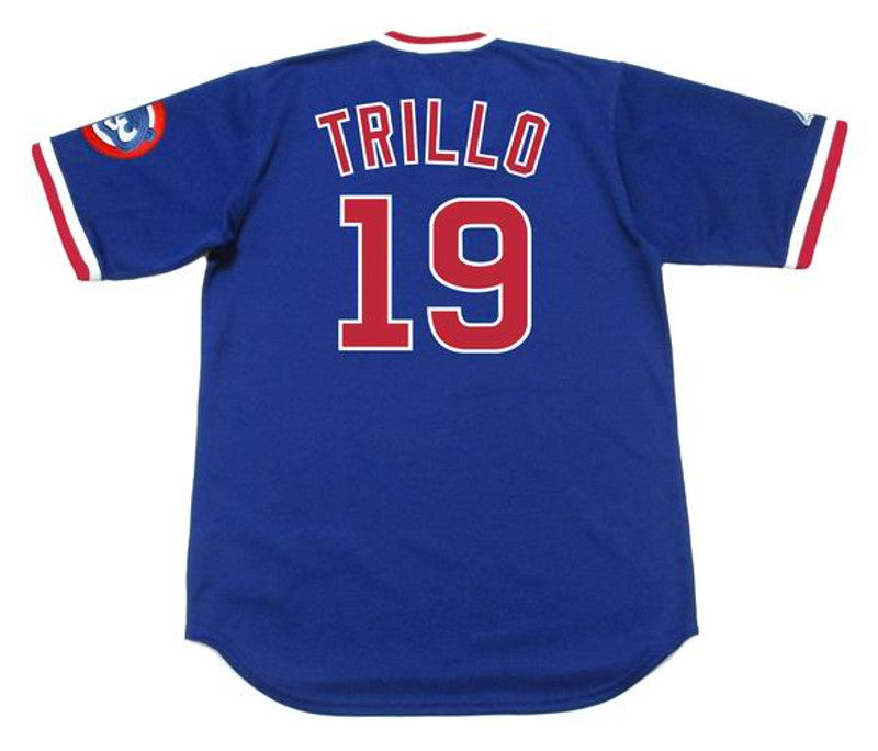Chicago Cubs Manny Trillo Cooperstown MLB jersey front view