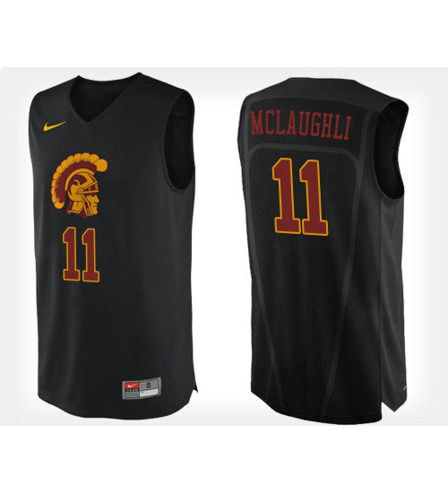 Usc Trojans 11 Jordan Mclaughlin Black Alternate College Basketball Jersey | Stitched Jersey RTJS 6567