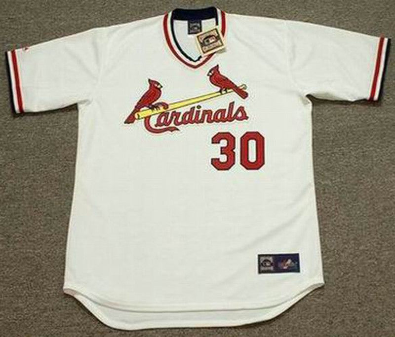 John Tudor St Louis Cardinals 1985 Cooperstown Home Baseball Stitched Jersey jersey front view