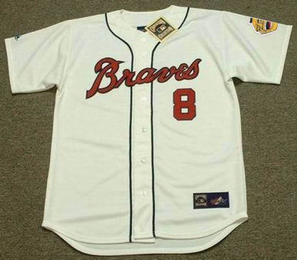 Bob Uecker Milwaukee Braves 1960S Home Throwback Baseball Jersey jersey front view