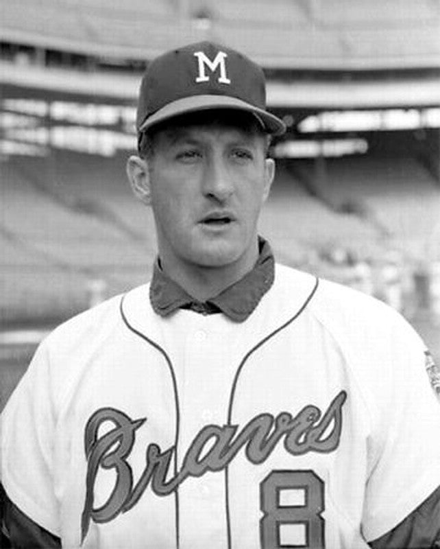 Bob Uecker Milwaukee Braves 1960S Home Throwback Baseball Jersey jersey front view