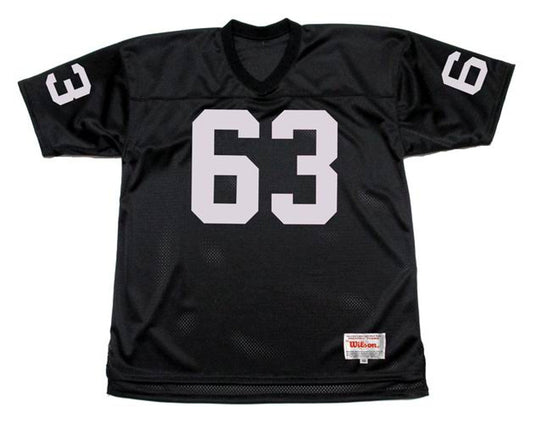 Oakland Raiders Gene Upshaw NFL jersey front view