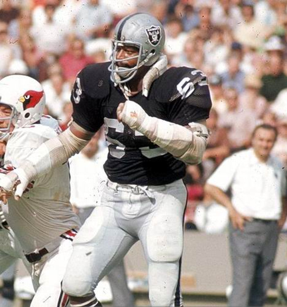 Oakland Raiders Gene Upshaw NFL jersey front view