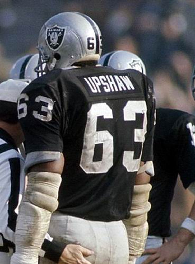 Oakland Raiders Gene Upshaw NFL jersey front view