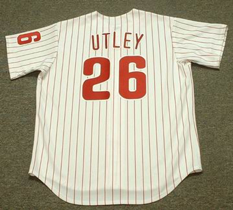 Philadelphia Phillies Chase Utley MLB jersey front view