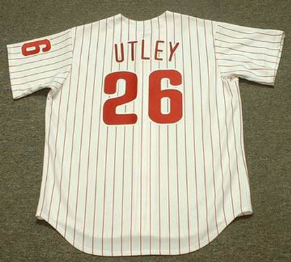 Philadelphia Phillies Chase Utley MLB jersey front view
