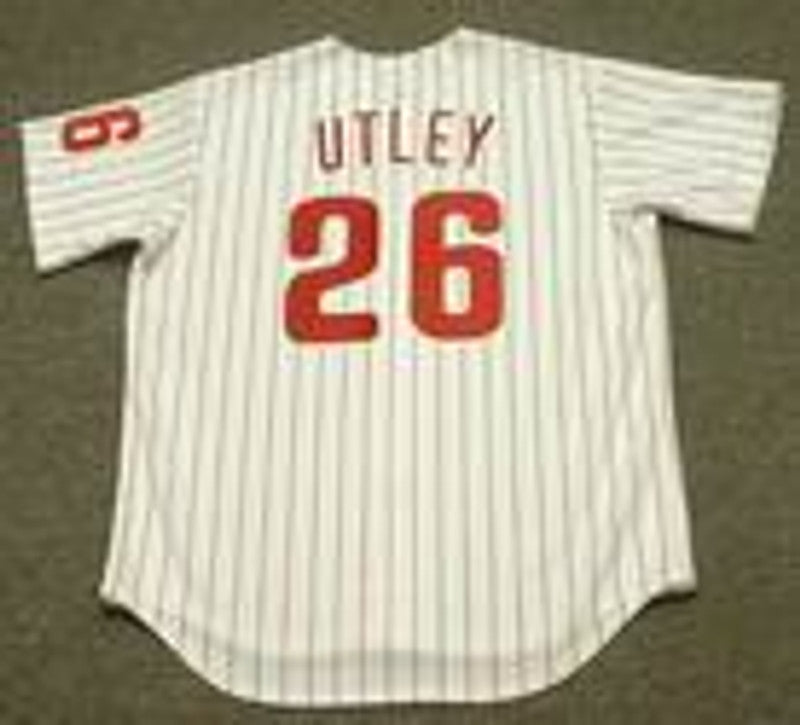 Philadelphia Phillies Chase Utley MLB jersey front view