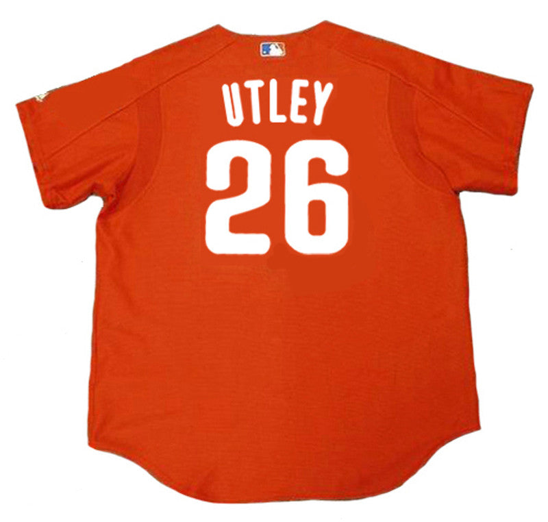 Philadelphia Phillies Chase Utley MLB jersey front view