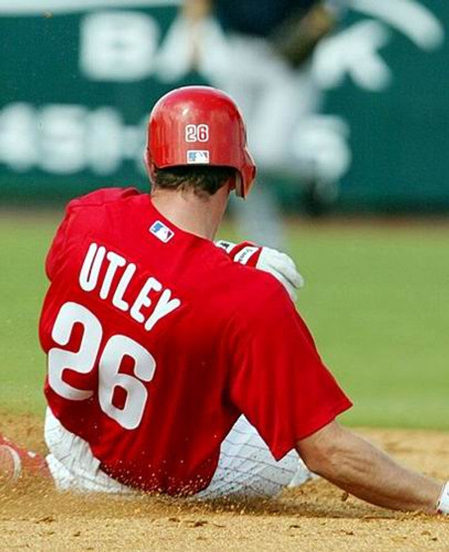 Philadelphia Phillies Chase Utley MLB jersey front view
