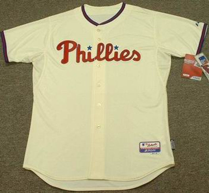 Philadelphia Phillies Chase Utley Cool Base Baseballl MLB jersey front view