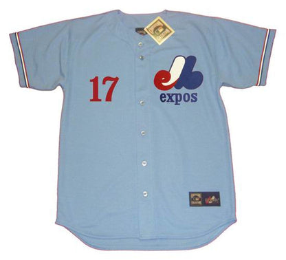 Montreal Expos Ellis Valentine MLB jersey front view