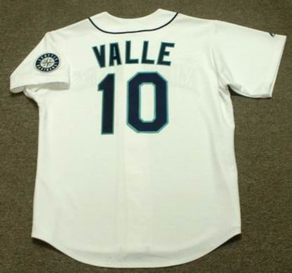 Seattle Mariners Dave Valle MLB jersey front view