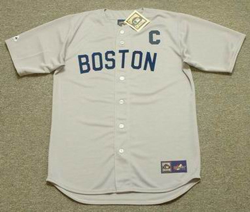 Boston Red Sox Jason Varitek 1980s Cooperstown MLB jersey front view