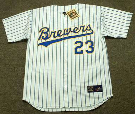 GV MB Milwaukee 1993 Cooperstown Home Stitched Jersey, Vintage Baseball Jersey, Retro Sewn Jersey