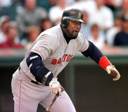 Boston Red Sox Mo Vaughn MLB jersey front view