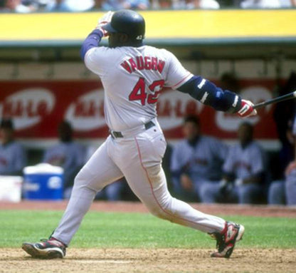 Boston Red Sox Mo Vaughn MLB jersey front view
