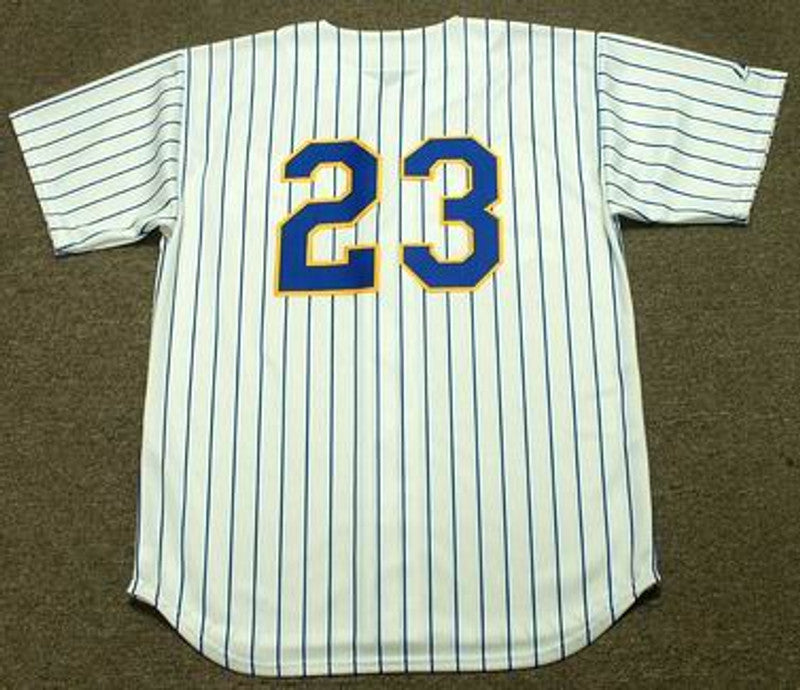 Milwaukee Brewers Greg Vaughn Cooperstown MLB jersey front view
