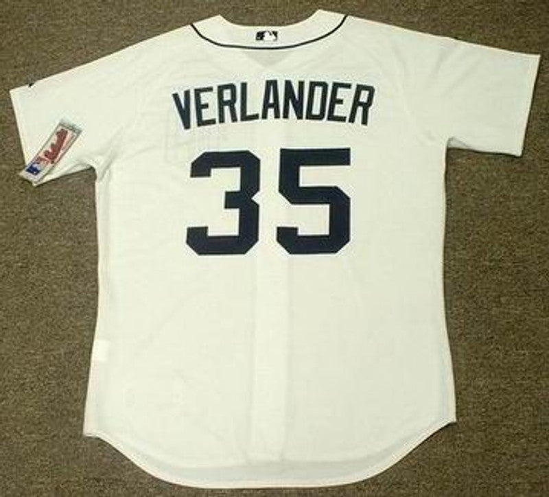 Detroit Tigers Justin Verlander Athletic MLB jersey front view