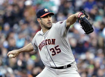 Houston Astros Justin Verlander MLB jersey front view