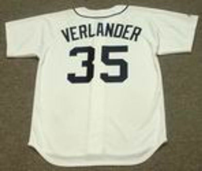 Detroit Tigers Justin Verlander MLB jersey front view
