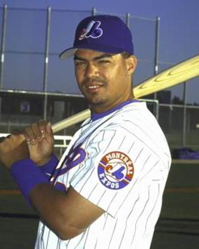 Montreal Expos Jose Vidro MLB jersey front view