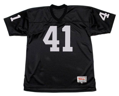 Oakland Raiders Phil Villapiano NFL jersey front view