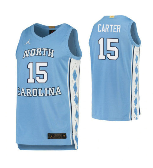 North Carolina Tar Heels 15 Vince Carter Limited College Basketball Jersey Carolina Blue | Stitched Jersey RTJS 7968