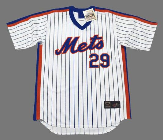FV NYM 1990 Cooperstown Home Baseball Stitched Jersey, Vintage Baseball Jersey, Retro Sewn Jersey